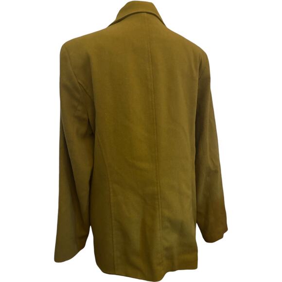 Leslie Stuart New York Vintage Wool Blend Olive Green Jacket, Women's Medium - Picture 3 of 4